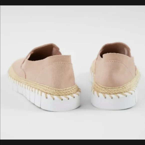 CREVO BLUSH PINK SKYLA SUEDE LEATHER SLIP ON SHOES SIZE 9 - Picture 3 of 7